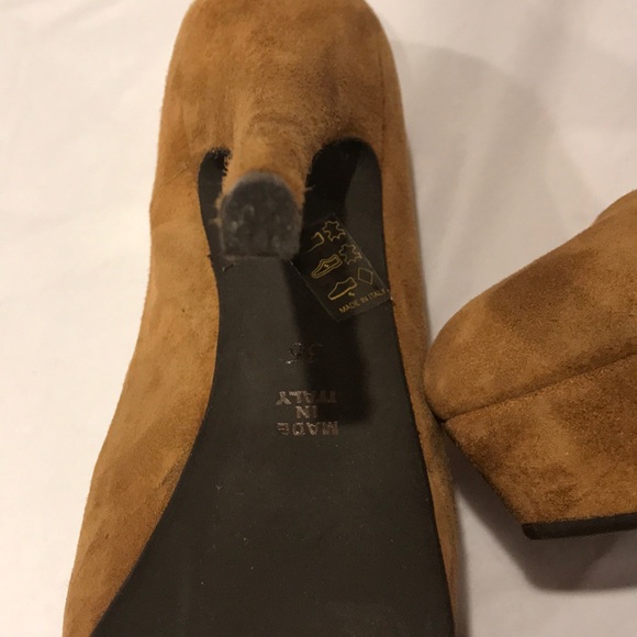 Chiarini Bologna camel brown suede pumps Made in Italy 36 - Picture 5 of 8